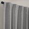 Threadmade Home Harrow Solid Texture Blackout Window Curtain Panel, Dark Gray - 52"W x 84"L